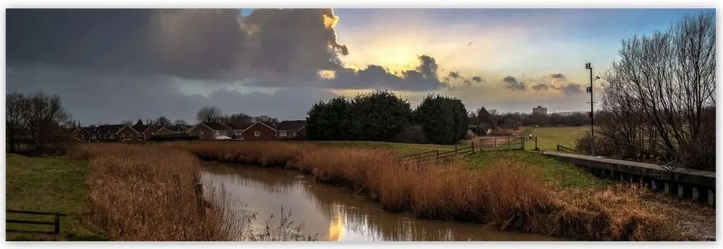 Poszterek 200x66 Felhő mintás