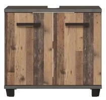 VENOM fürdőszobaszekrény antracit/barna