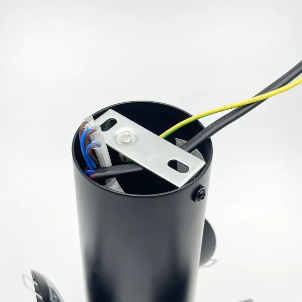 Mennyezeti lámpatest SFERIO 3xE14/5W/230V fekete/füstfekete