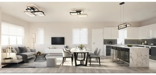 Wofi 9022-306M - MATERA LED 37W 230V dimmelhető mennyezeti lámpa