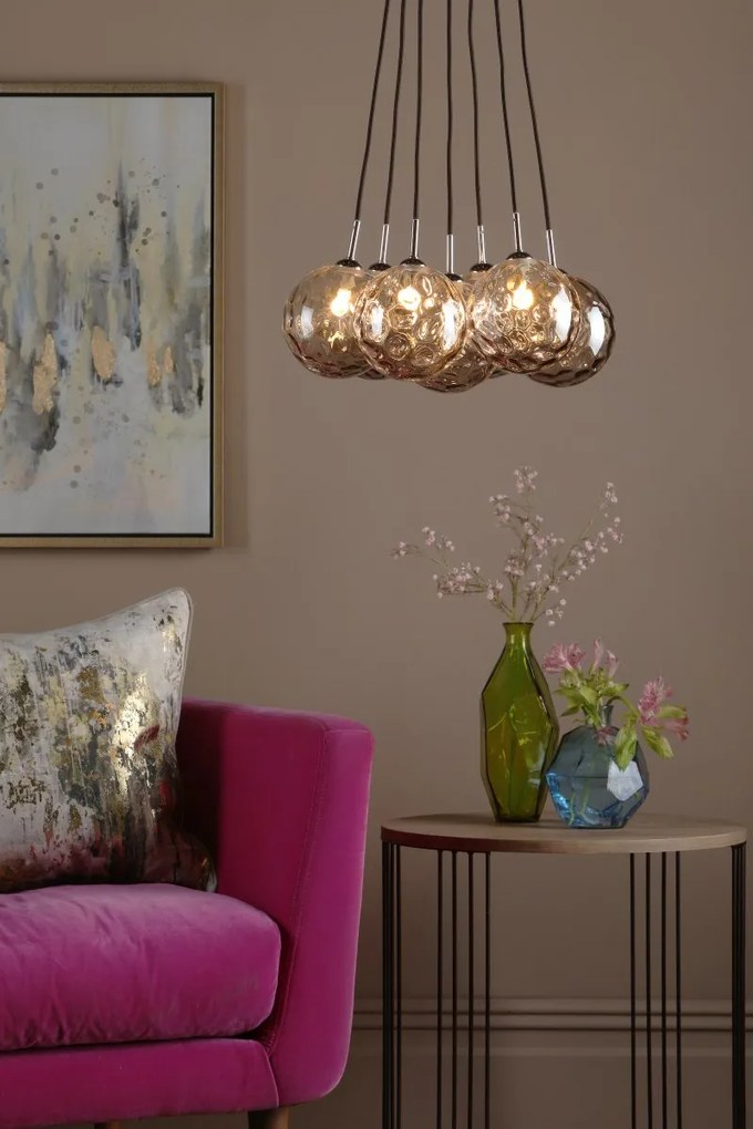 Dar Lighting modern függeszték elpis csiszolt króm darelp342-10