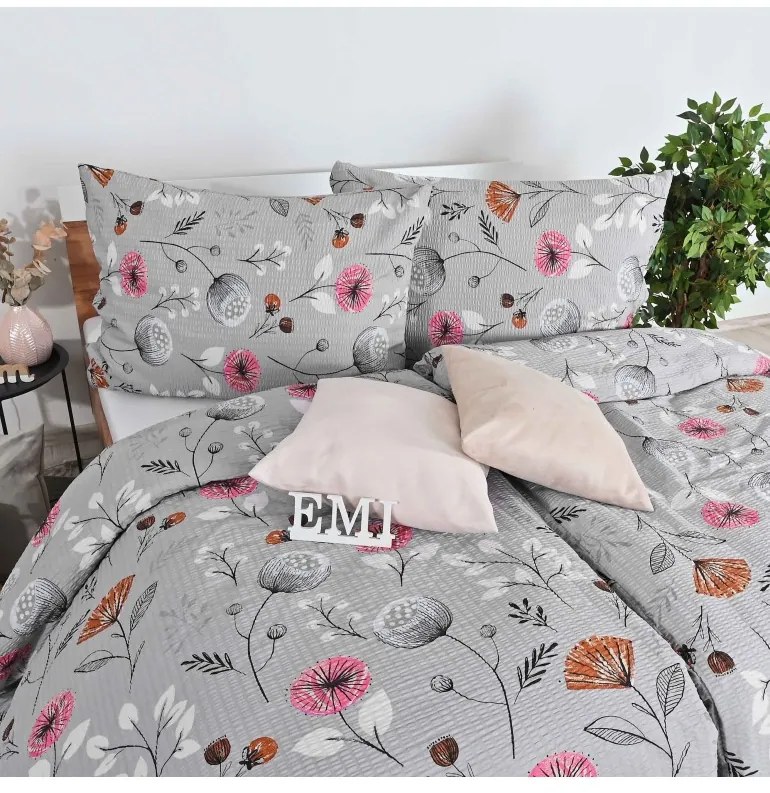 EMI Kayla krepp ágyneműhuzat, A standard egyszemélyes ágy szett tartalma: 1x 140x200 + 1x 70x90