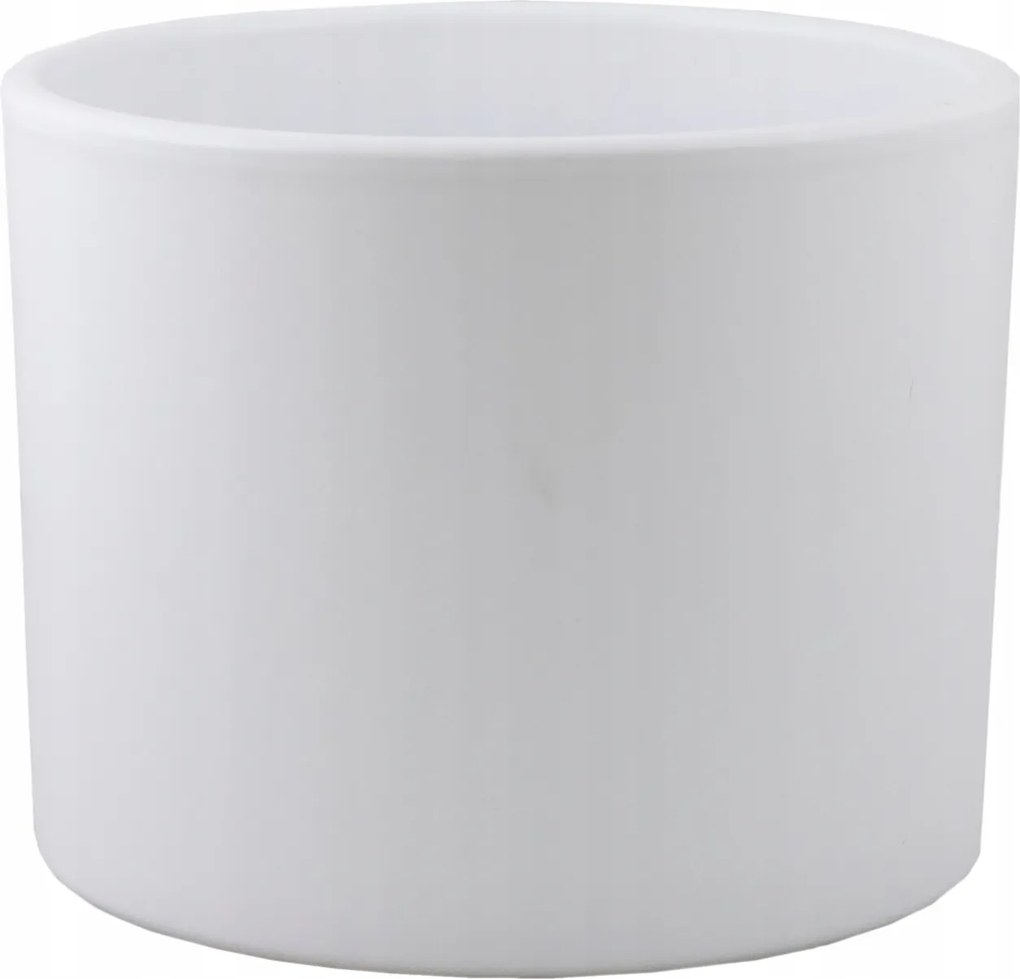 Maria Virágtartó fehér matt kerámia átm. 17cm