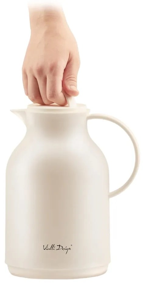 Bézs termosz, 1 l - Vialli Design