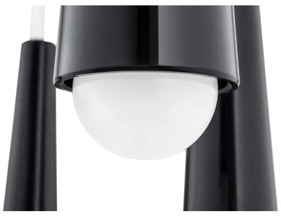 Argon 2103 - Csillár zsinóron HOLLYWOOD 5xE14/7W/230V fekete