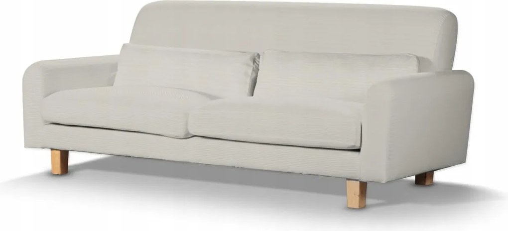 Dekoria Nikkala rövid kanapé huzat Ikea szürke