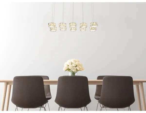 Globo 49350-92H - LED Csillár zsinóron AMUR LED/92W/230V 4000K