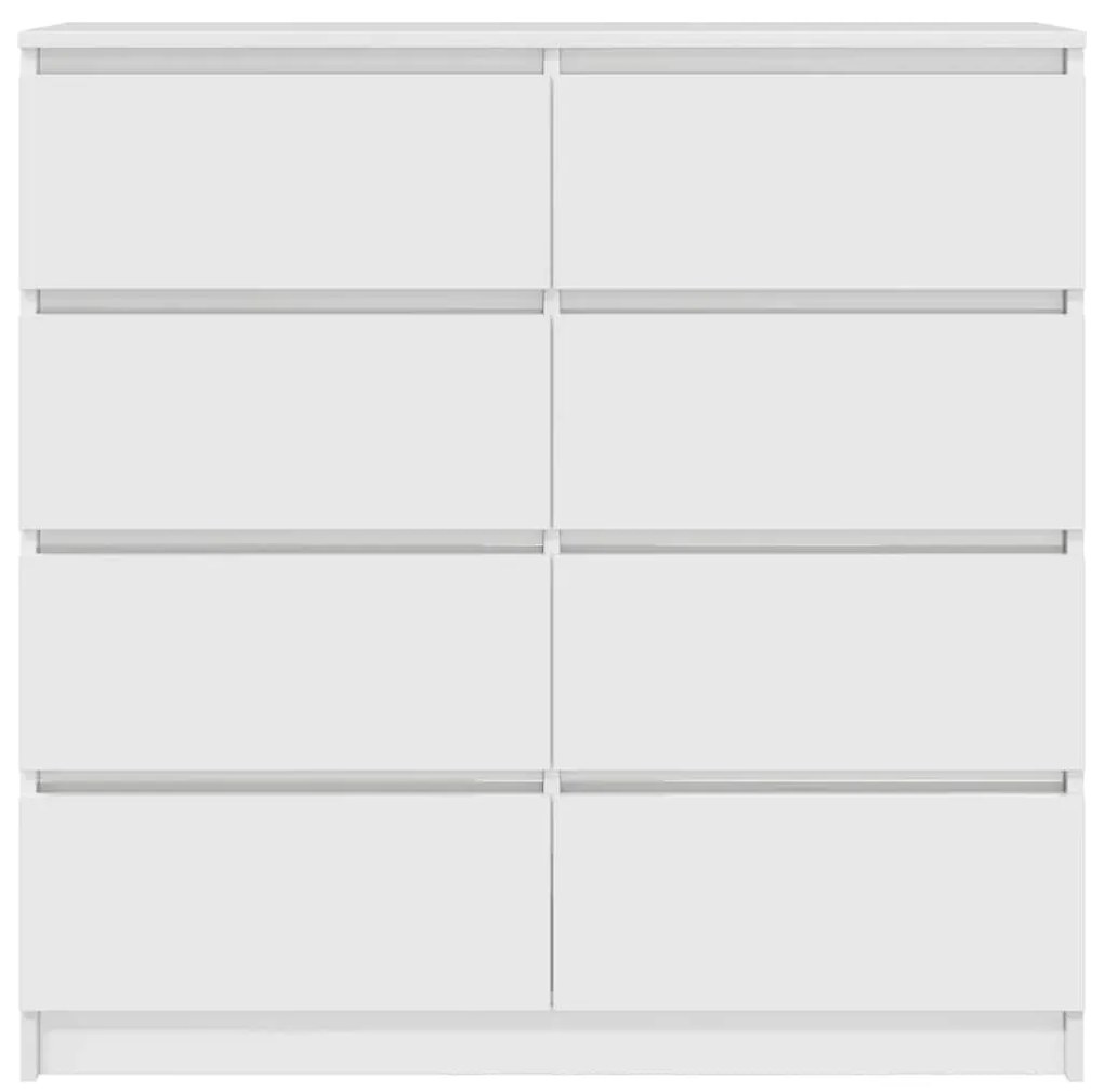 fehér szerelt fa tálalóasztal 100x35x99 cm