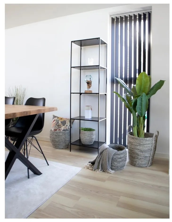 Vita Shelf fekete könyvespolc, 51 x 170 cm - House Nordic