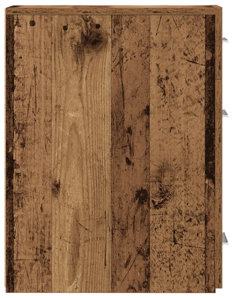 Patikárium Szekrény Régi Fa 20x45,5x60 cm Műszaki Fa