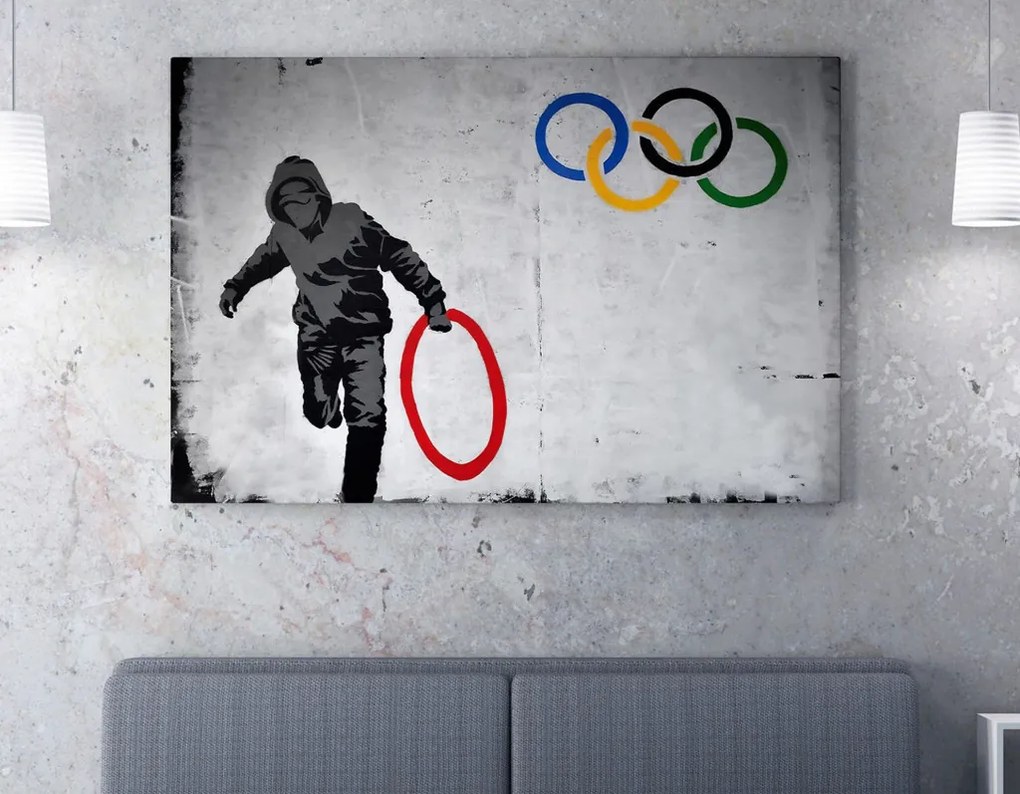WY118 Banksy vászonkép, 70 x 100 cm