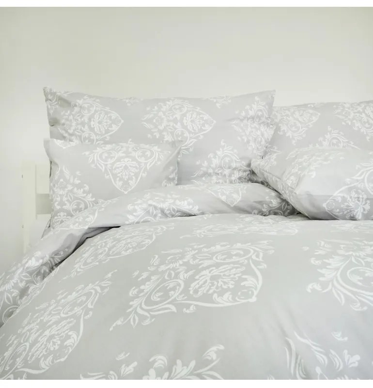 EMI Atén szürke flanel ágyneműhuzat, A standard egyszemélyes ágy szett tartalma: 1x 140x200 + 1x 70x90