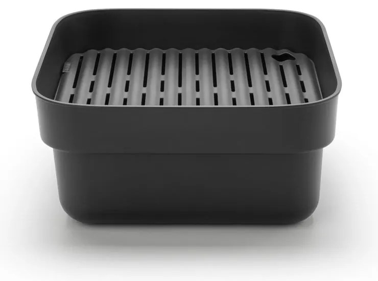 Sötétszürke műanyag mosogató tál csepegtetővel SinkSide – Brabantia
