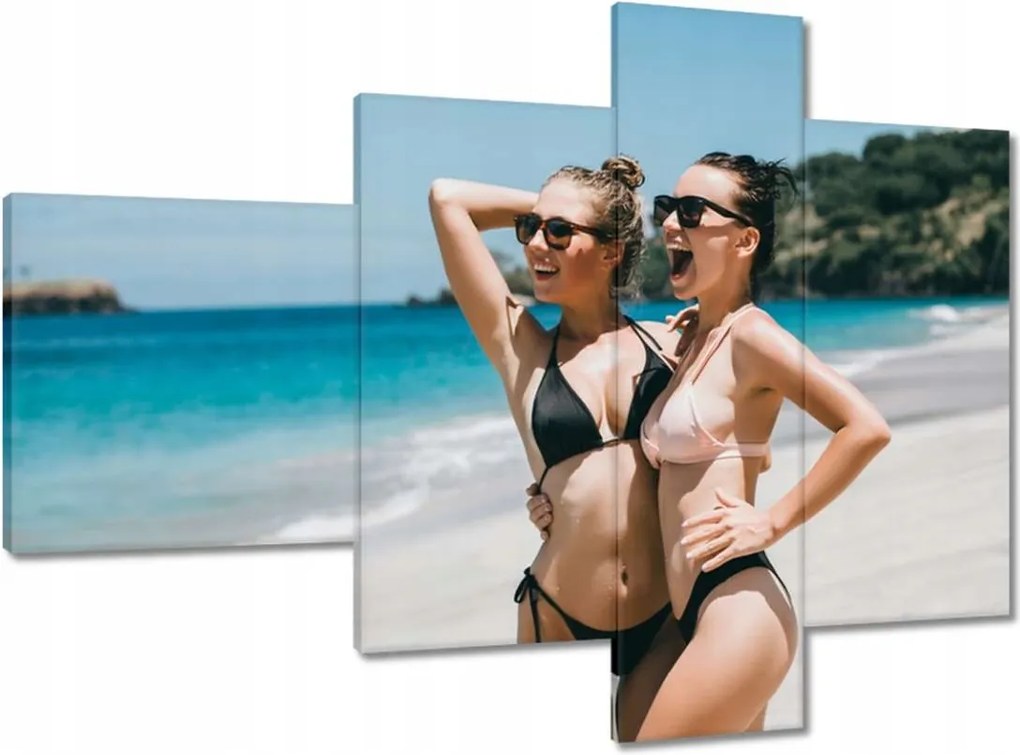 Vászonkép 100x70 Lányok a nyaraláson