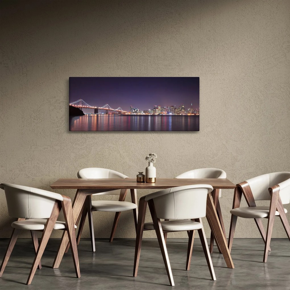 Kilátás San Francisco-ra, California (120x50 cm)