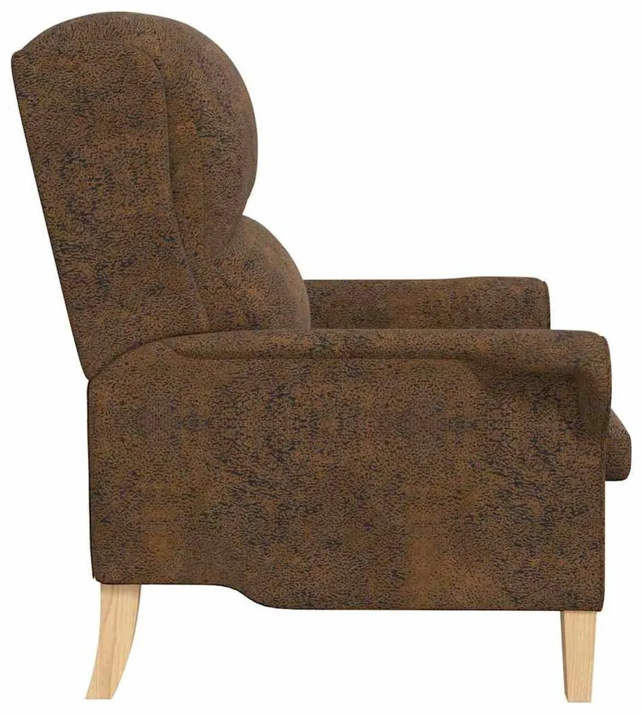 karosszék Barna 76 x 94 x 102 cm Műbőr