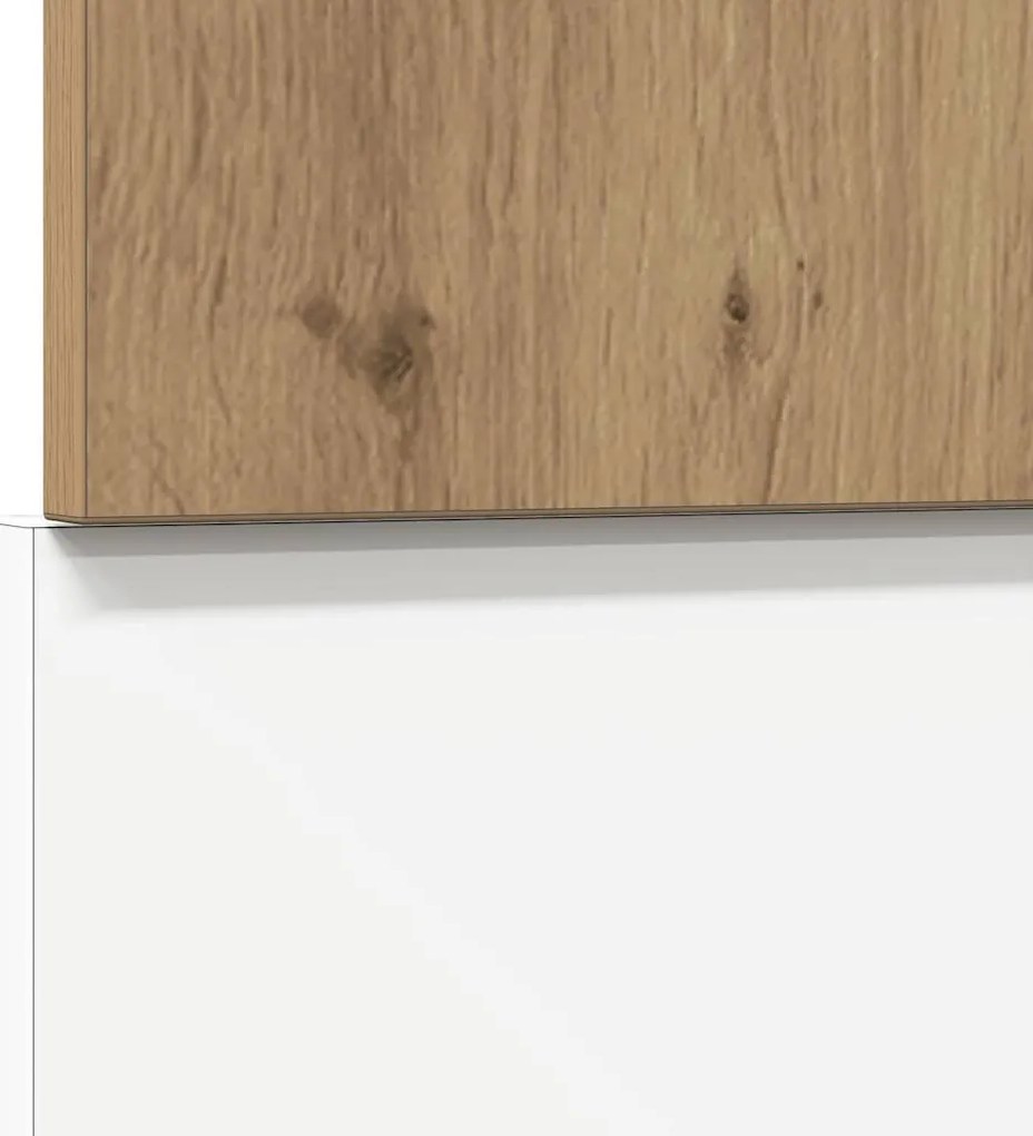 “Lyon” kézműves tölgy szerelt fa mosogatógép-panel