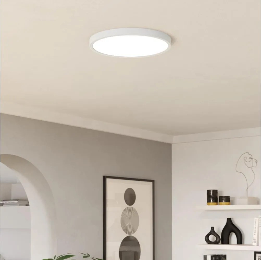 Eglo 901309-LED Mennyezeti lámpatest FUEVA LED/17W/230V 2700/4000/6500K átm.38,9 cm fehér