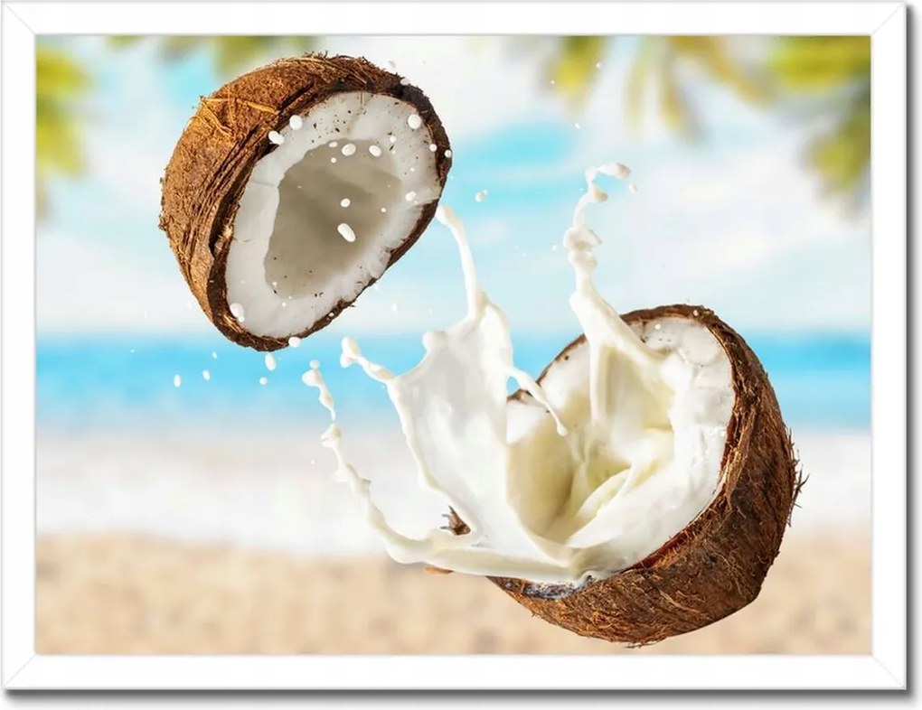 Poszterek keretben 40x30 Kókusztej Kókusz