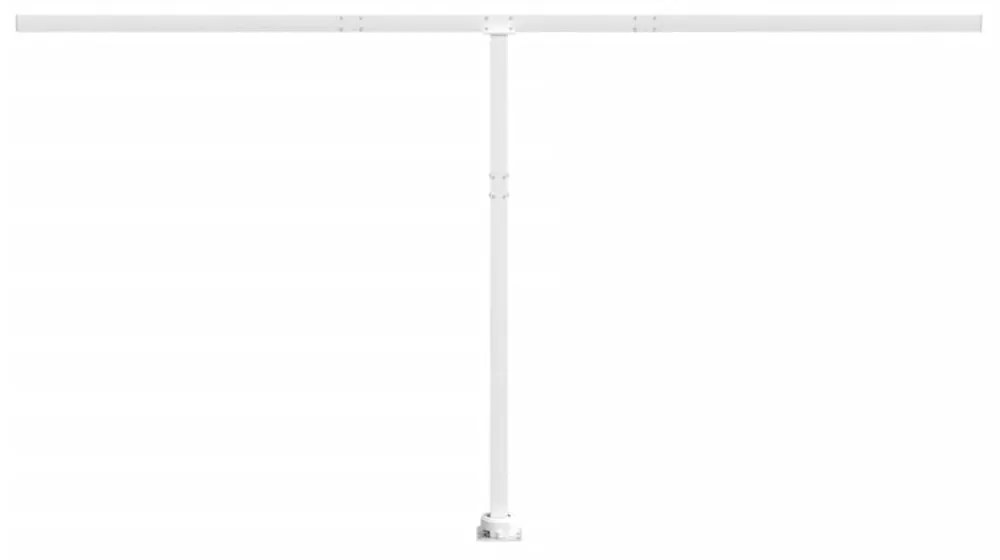 fehér vas napellenzőrúdszett 450 x 245 cm