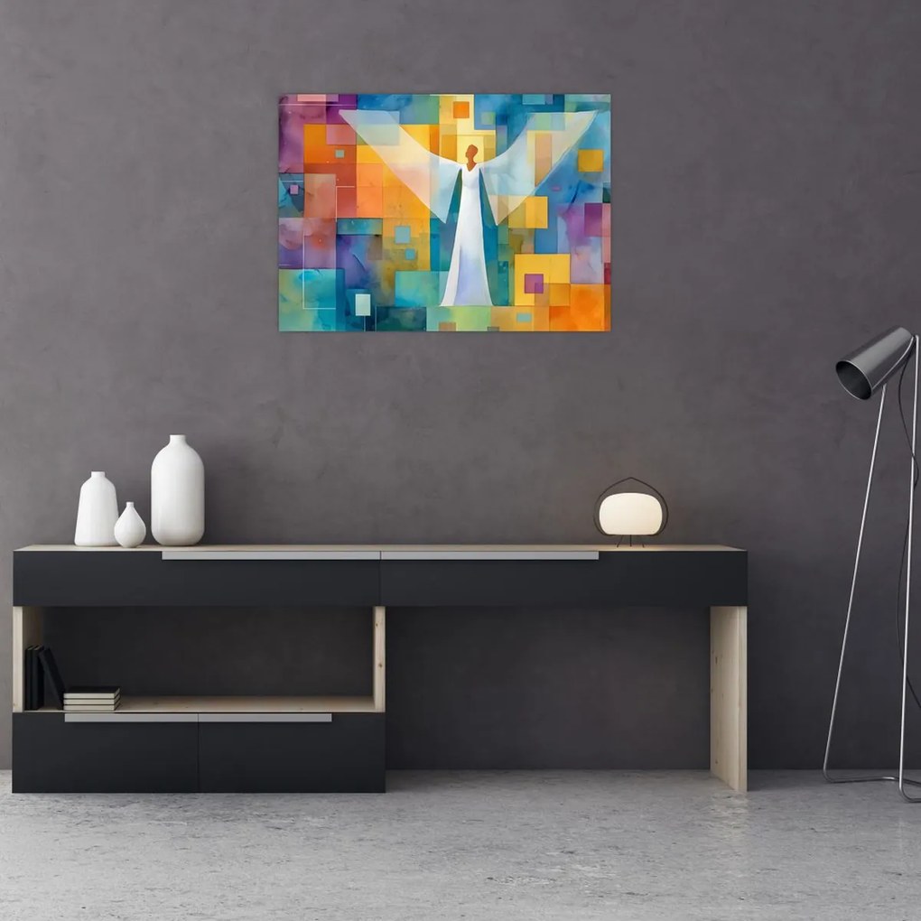 Kép - Geometrikus angyal (70x50 cm)