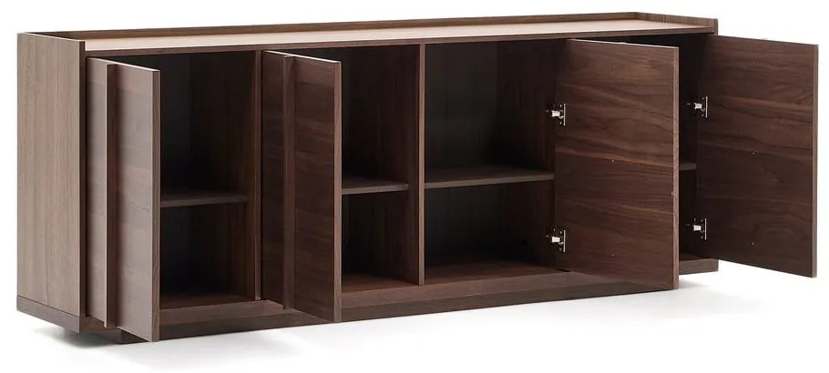 Barna komód diófa dekorral 200x80x45 cm Onix – Kave Home