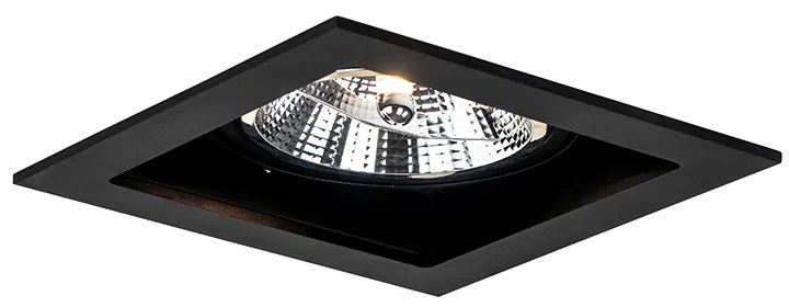 Modern beépített reflektor fekete 18 cm állítható - Artemis 111