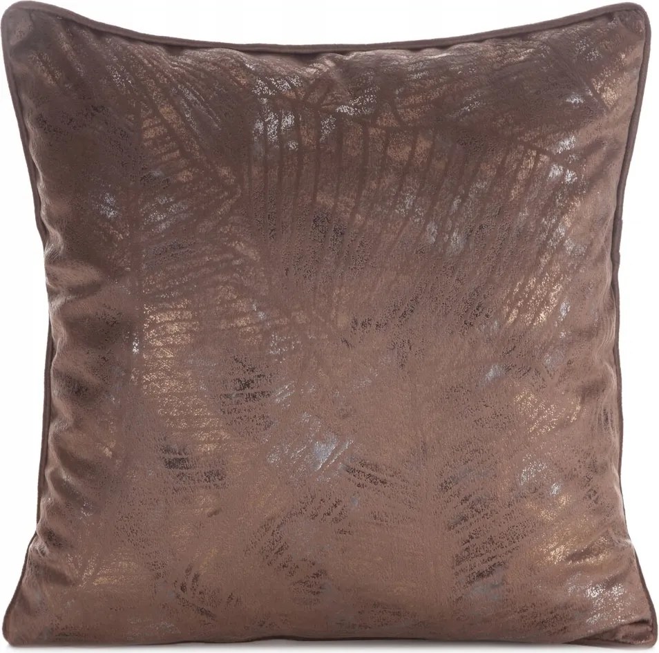 Dekoratív párnahuzat Tulia 45x45 Eurofirany barna, pezsgő mintával