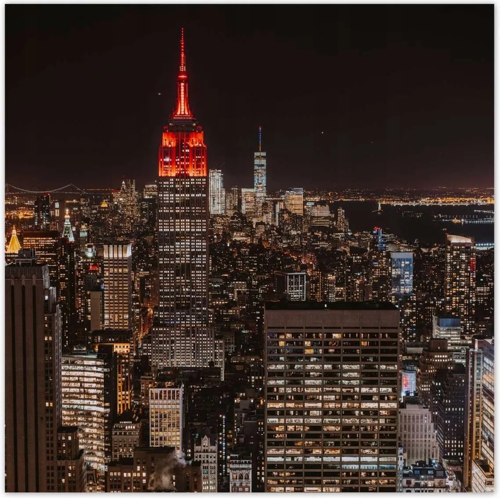 Poszterek 30x30 New York felülnézet