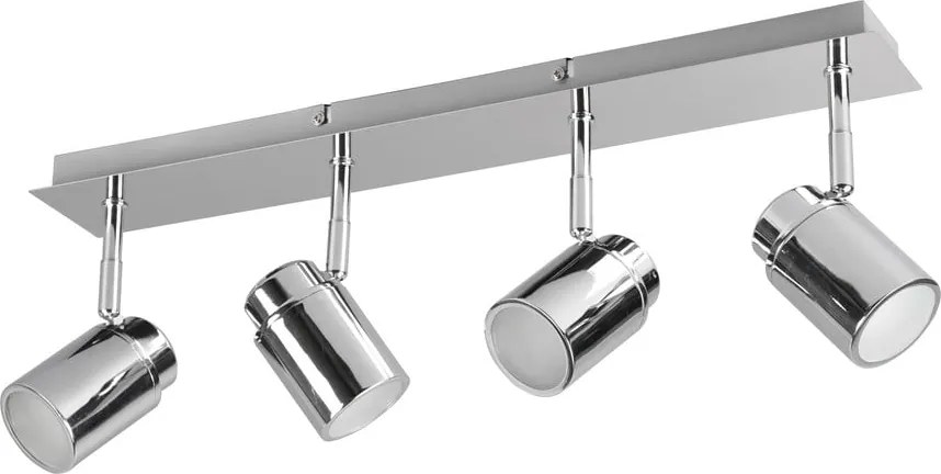 Fényes ezüstszínű fém spotlámpa 19x52 cm Angelo – Trio