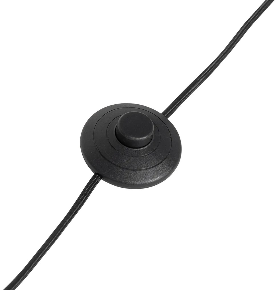 Retro állólámpa sárga bronzzal - Milou