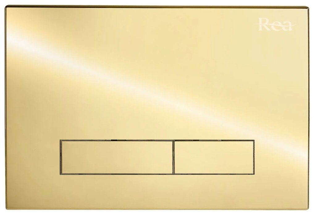 WC öblítő gomb H Type  Gold
