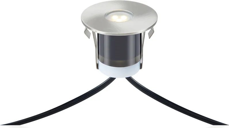 MARKSLÖJD 107988 GARDEN24 Kültéri Talajba Építhető Lámpa Ezüst LED IP44