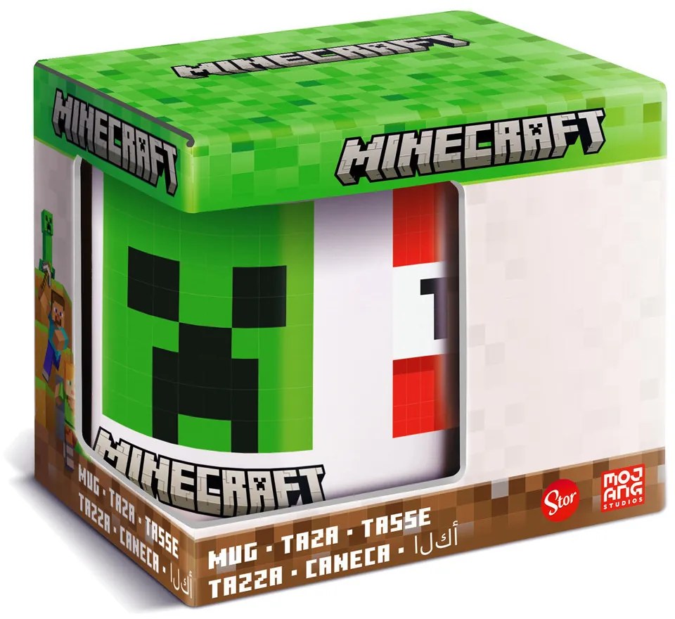 Minecraft Adaptation porcelán bögre 325 ml (11 oz) Díszdobozban