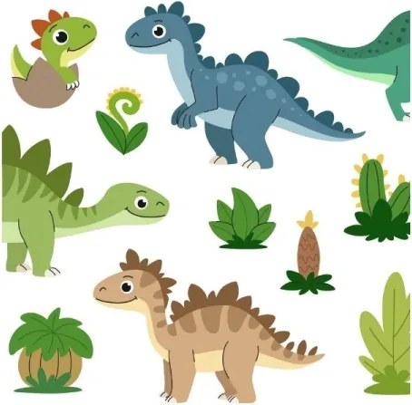 Gyermek mennyezeti lámpa KIDS ROOM 1xE27/60W/230V átmérő 40 cm dinoszaurusz