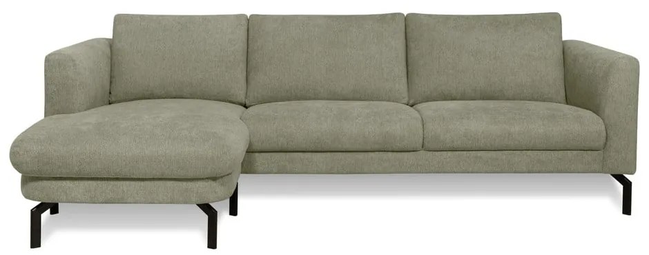 Világoszöld sarokkanapé (bal oldali) Gomero – Scandic