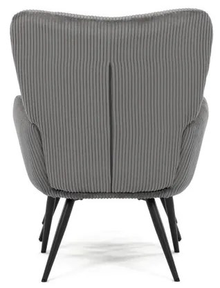 Szürke Corduroy Relax Fotel. AK-L7285 GREY6