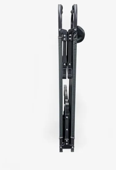 Összecsukható kemping nyugágy matraccal szürke