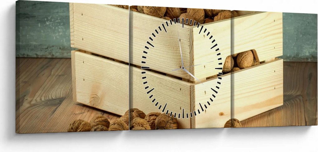 Kép - Őszi csendélet dióval (órával) (90x30 cm)