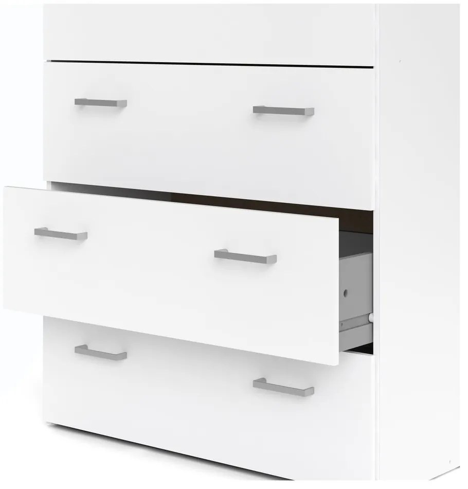 Fehér magas komód 74x115 cm Space – Tvilum