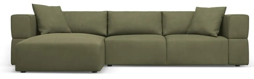 Világoszöld sarokkanapé (bal oldali) Esther – Milo Casa