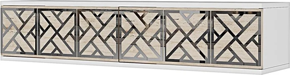 Arex 120 - White, Silver, Travertine