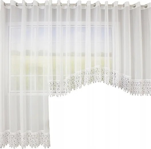 Függöny Kész Fátyol Gipiura Átvezető Erkély+ablak