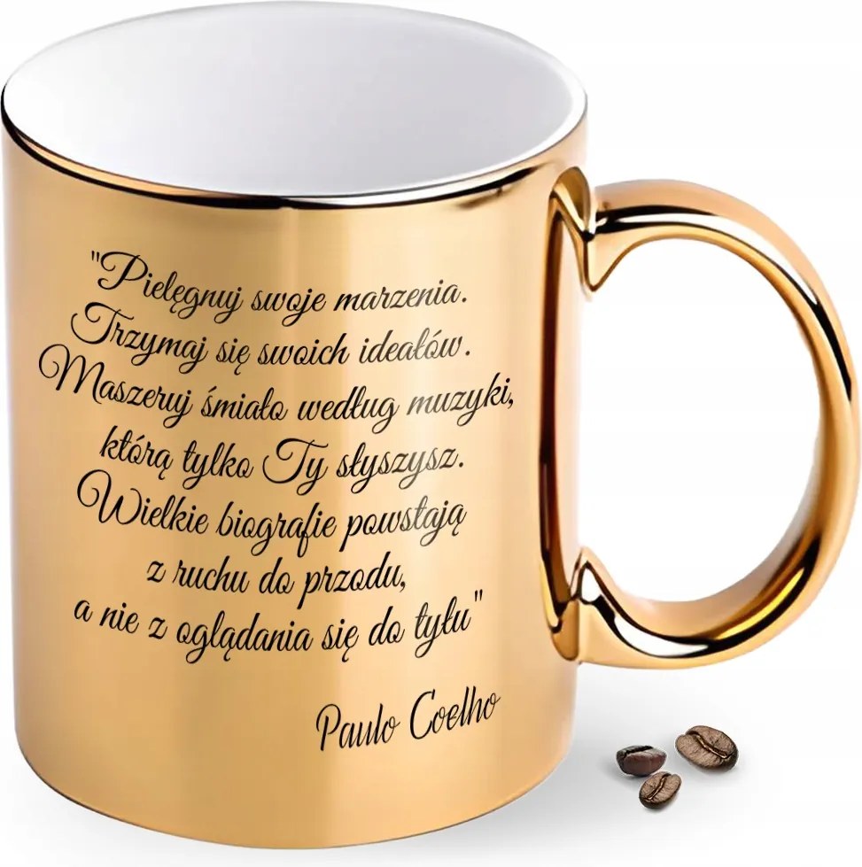 Arany Kerámia Bögre Előléptetés Ezredes Hölgy Ajándék Idézet