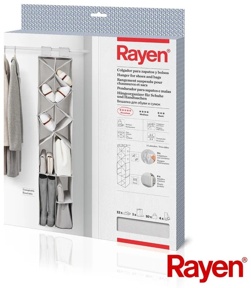 Függő textil gardrób rendszerező – Rayen