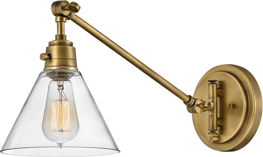 Hinkley Lighting Arti HK-ARTI-1W-HB-CG Fali lámpa 1x60W/E27 IP20
