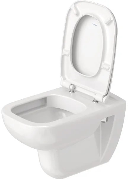Duravit 25700920002 - Függesztett perem nélküli WC D-CODE kerámia/fényes fehér