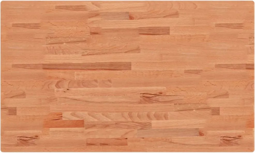 vidaXL tömör bükkfa fürdőszobai pult 100 x 60 x 1,5 cm