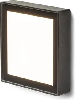 RENDL DEJAVU SQ 9 süllyesztett lámpa fekete 230V LED 3.5W IP65 3000K