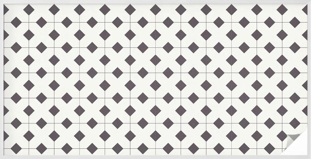 Szélvédőfólia Adatvédelem Ablakra Gyémánt fekete-fehér 200x100 cm